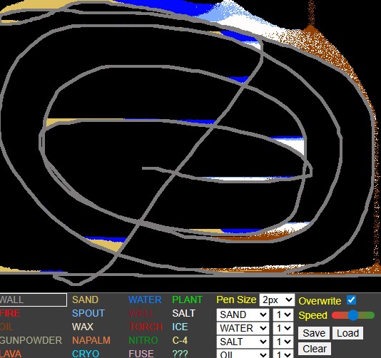 Falling Sand Box screenshot