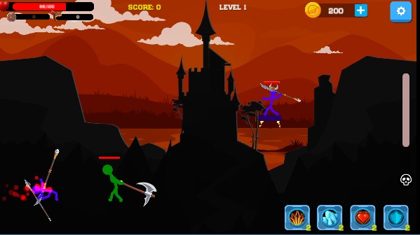 Stickman History Battle offers fast